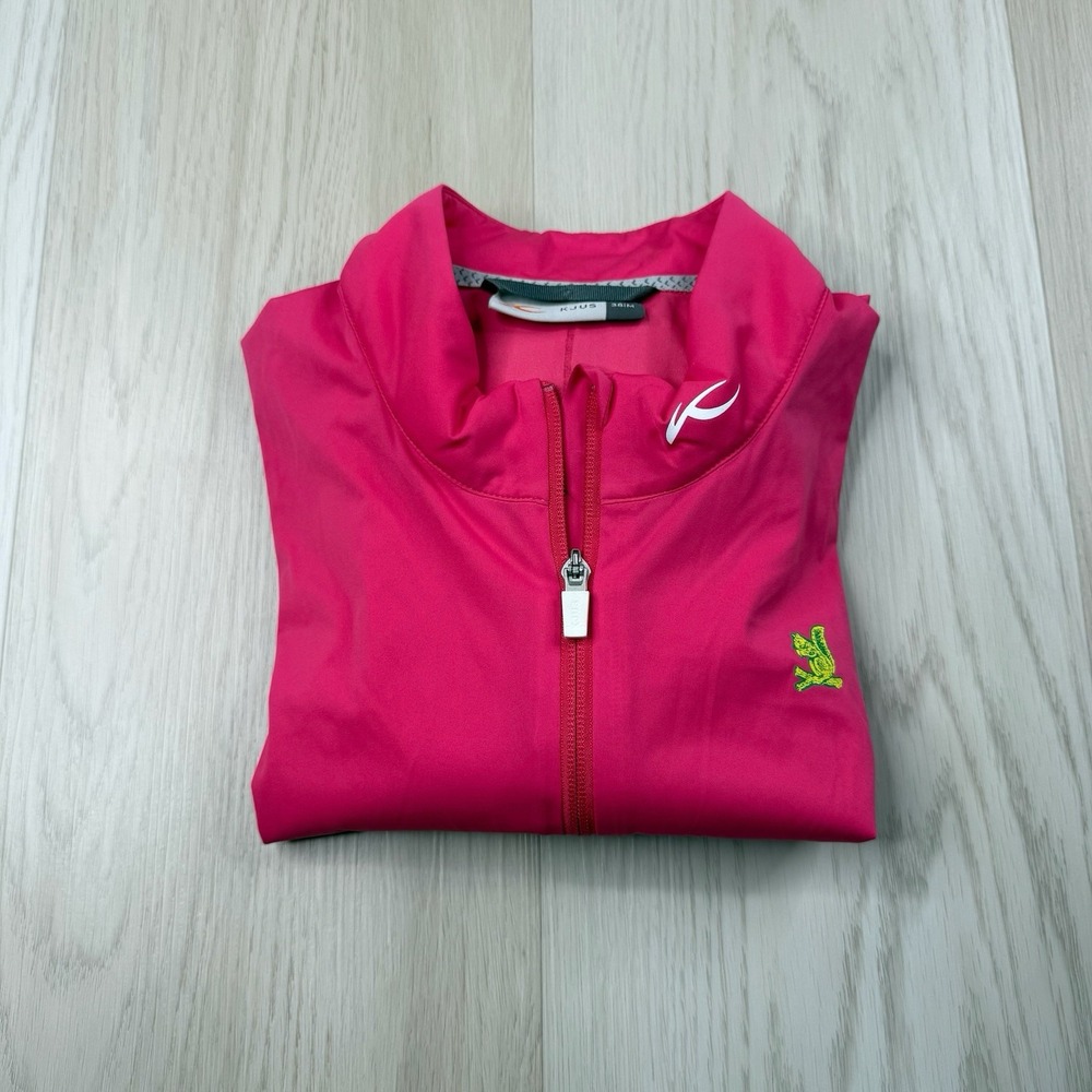 Kjus Women's 38 Medium Delvin Full Zip Jacket Pink The Country Club Brookline